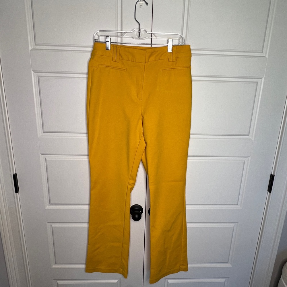 New York & Company Sunny Yellow Trousers